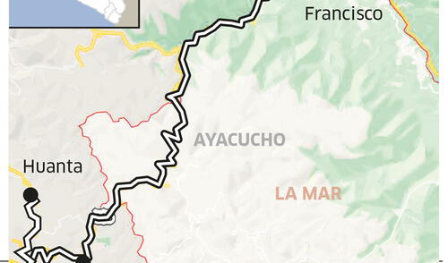 Graña y Montero: Carretera Quínua - San Francisco [INFOGRAFÍA]