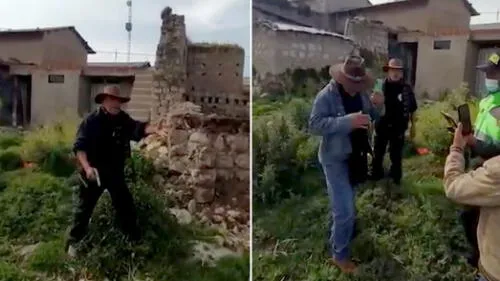 Hombre fue detenido por diversos delitos luego que realizó disparos. Foto: Captura video