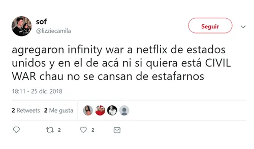 Netflix anunció a Infinity War para su servicio, pero amarga verdad fue revelada