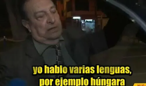 Padre de Adolfo Bazán habla en inglés para evitar responder sobre el paradero de su hijo [VIDEO]
