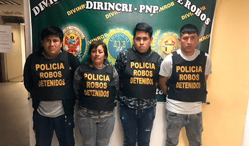 Comas: PNP detuvo a presuntos integrantes de banda 'Los piuranos' Comas: PNP detuvo a presuntos integrantes de banda 'Los piuranos'