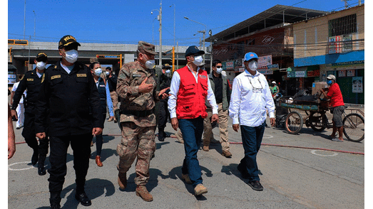 Ministro llega ala ciudad de Piura.
