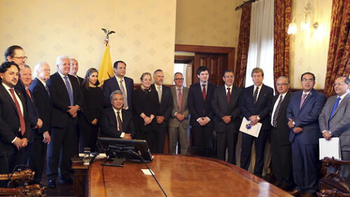 Lenín Moreno recibió a delegación de la SIP tras 14 años de pedidos