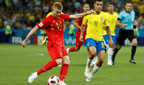 Brasil vs Bélgica: golazo de De Bryune para el sorpresivo 2-0 | VIDEO