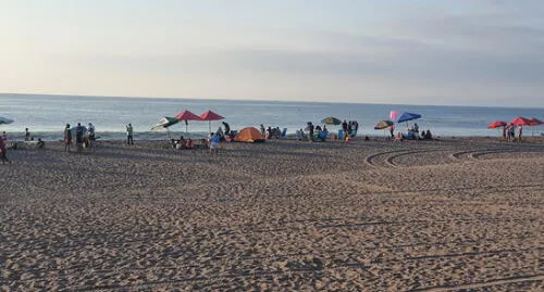 Playas de Ilo lucen abarrotadas de personas en los últimos dias. Foto: Prensa Libre Ilo.