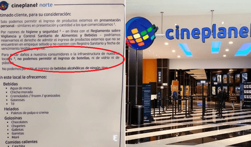 ¿Cineplanet prohibirá ingreso de botellas de plástico y de vidrio a sus salas? ¿Cineplanet prohibirá ingreso de botellas de plástico y de vidrio a sus salas?