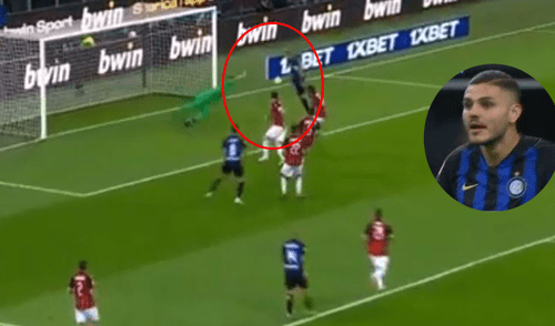 Inter vs Milan: el gran gol de Mauro Icardi que fue anulado por el árbitro [VIDEO]