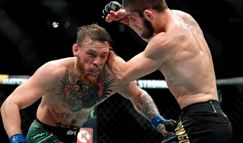 McGregor vs Khabib: Así terminó la cara del irlandés tras la derrota [FOTOS]
