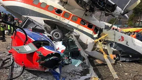 Choque entre avión y un helicóptero deja al menos 3 muertos en el Monte Everest [VIDEO]