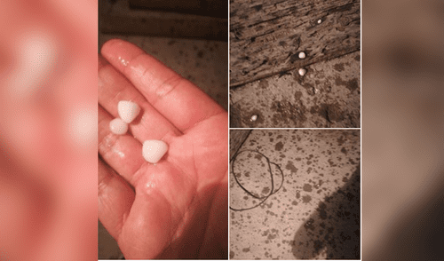 Granizo cayó en Chincha y sorprendió a pobladores [VIDEO]