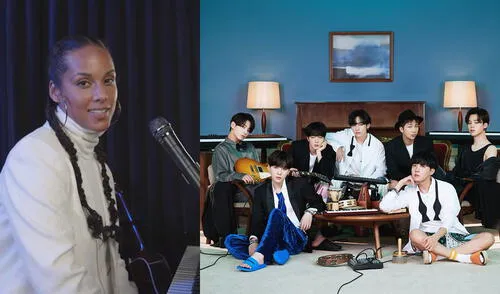 Cantautora versionó el último title track de BTS. Foto: composición Big Hit/captura Cantautora versionó el último title track de BTS. Foto: composición Big Hit/captura