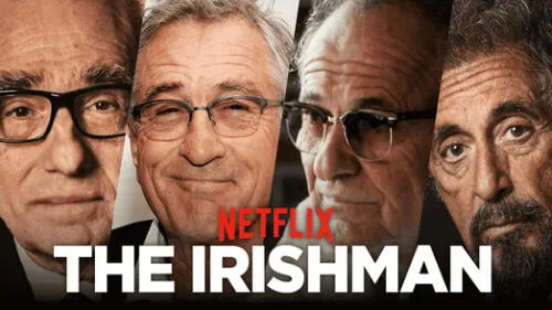 The Irishman, la nueva película de Martin Scorsese, tiene 3 horas y 29 minutos de duración  - Fuente: Netflix