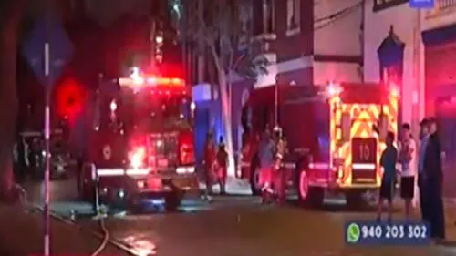 Cercado de Lima: incendio se registró durante la madrugada en colegio San Andrés [VIDEO]