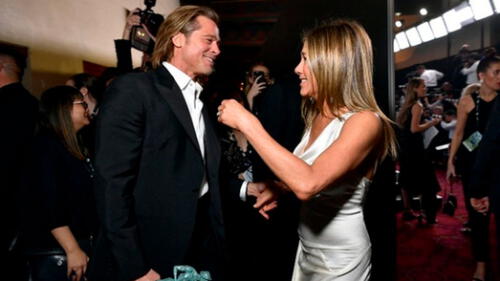 Jennifer Aniston, Brad Pitt y Angelina Jolie