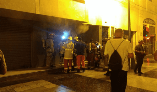 Cercado de Lima: incendio en sótano de tienda por departamento fue controlado Cercado de Lima: incendio en sótano de tienda por departamento fue controlado