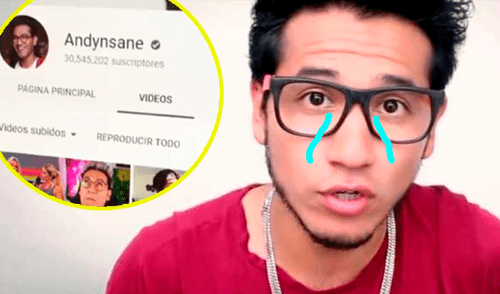 ¿YouTube troleó a Andynsane? Verdad sobre el número de sus suscriptores es revelado [VIDEO]