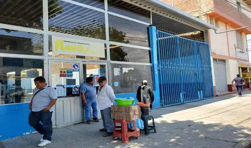 Empresas de transportes suspenden sus salidas a la ciudad de Lima. Foto: Almendra Ruesta. Empresas de transportes suspenden sus salidas a la ciudad de Lima. Foto: Almendra Ruesta.