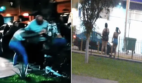 Los Olivos: trabajadoras sexuales pelean en la plena calle por clientes [VIDEO]