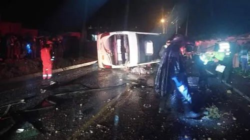 Accidente de tránsito ocurrió el último miércoles por la noche.