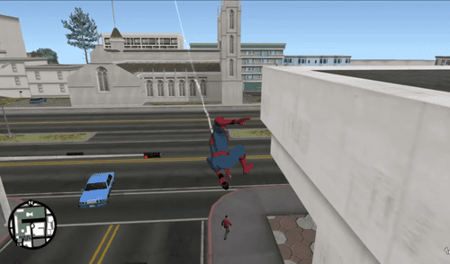 GTA San Andreas mod Spiderman J16D