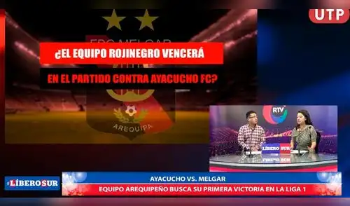Líbero Sur: Suspenso por partido Melgar vs Caracas [VIDEO]