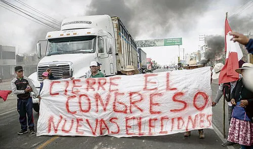 se suman.  Más sectores piden que se defina el adelanto de elecciones. Comerciantes y maestros se sumarán a las protestas.