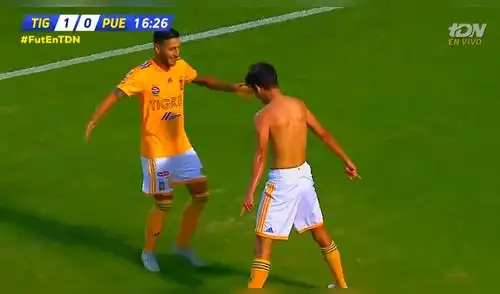 Tigres vs Puebla: Jürgen Damm anotó el 1-0 y lo celebró a lo Cristiano Ronaldo [VIDEO]