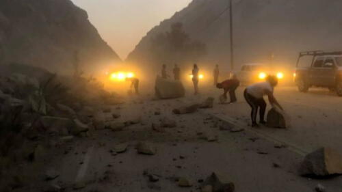 Terremoto. Foto: BBC.