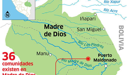 Comunidad nativa que espera al Papa