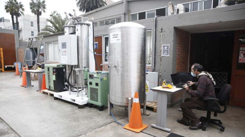 Cada planta modular tendrá una capacidad distinta para producir oxígeno medicinal: 5, 10 y 20 metros cúbicos por hora. (Foto: PUCP) coronavirus oxigeno