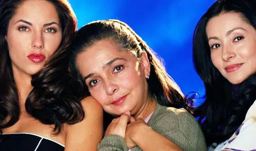 Ana Martín y Bárbara Mori fueron madre e hija en la ficción mexicana. Foto: Televisa