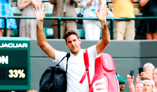 Del Potro derrotó a Feliciano López y avanzó en Wimbledon 2018 Del Potro derrotó a Feliciano López y avanzó en Wimbledon 2018
