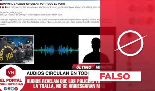 Audio que asegura que “los policías tiraron la toalla y no cuidarán las calles” es falso
