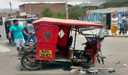 Áncash: menor salva de morir en accidente de tránsito