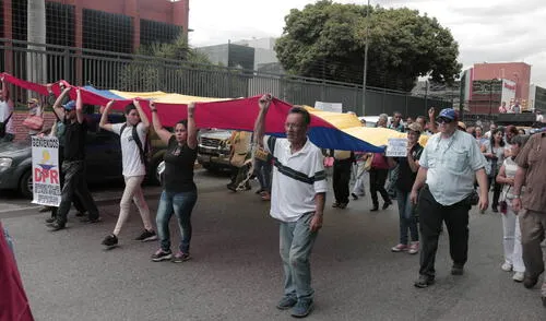 Marchan para pedir que Lorenzo Mendoza sea candidato presidencial Marchan para pedir que Lorenzo Mendoza sea candidato presidencial