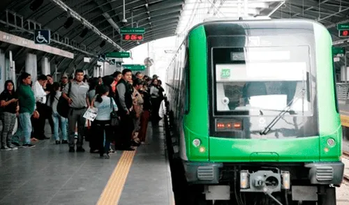 Venezolano casi muere al lanzarse a la vía del tren eléctrico en SJL [VIDEO]