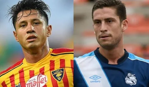 Gianluca Lapadula y Santiago Ormeño se encuentran en el radar de la selección peruana. Foto: Lecce-Puebla.