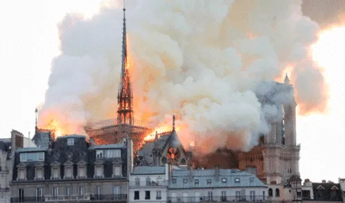 El incendio de la catedral de Notre Dame dejó devastada a toda Francia El incendio de la catedral de Notre Dame dejó devastada a toda Francia