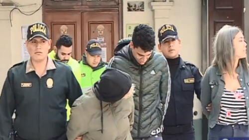 La Depincri Centro evaluará la permanencia en el país de los capturados. (Foto: Captura de video / Latina Noticias)