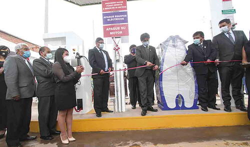 GASOCENTRO. Estación empezó a funcionar ayer en Cusco