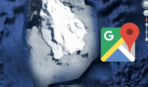 Google Maps: sorpresa genera extraño avión captado en la Antártida [FOTOS]