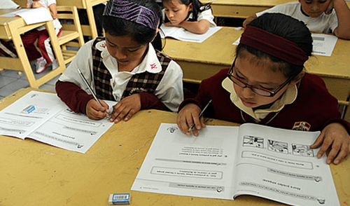 Ministerio de Educación evaluará a más de 800 mil estudiantes en todo el Perú. Foto: Minedu