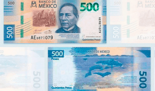 Banco de México presentó nuevo diseño de billete de 500 pesos