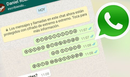 WhatsApp: Así podrás enviar a tus contactos mensajes dentro de una burbuja [FOTOS]