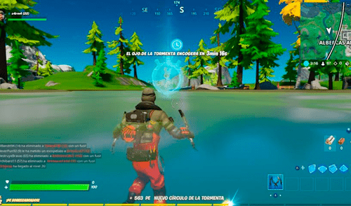 Fortnite: pruebas contrarreloj natación