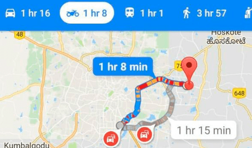 Google Maps añade navegación para rutas en motocicletas Google Maps añade navegación para rutas en motocicletas