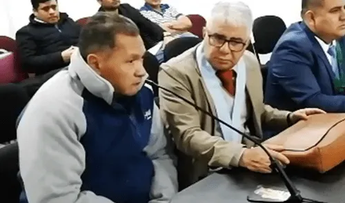 Audiencia de prisión preventiva contra el docente. Foto: Corte Superior de Justicia de Huaura