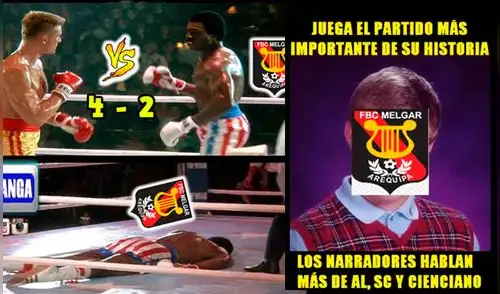 Memes en Facebook se burlan de la derrota de Melgar ante River Plate