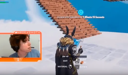 Streamer de Fortnite