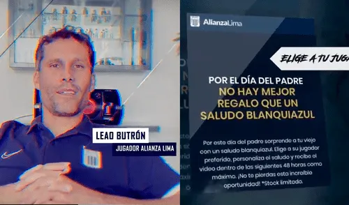 Alianza Lima crea campaña de saludos personalizados por el Día del padre